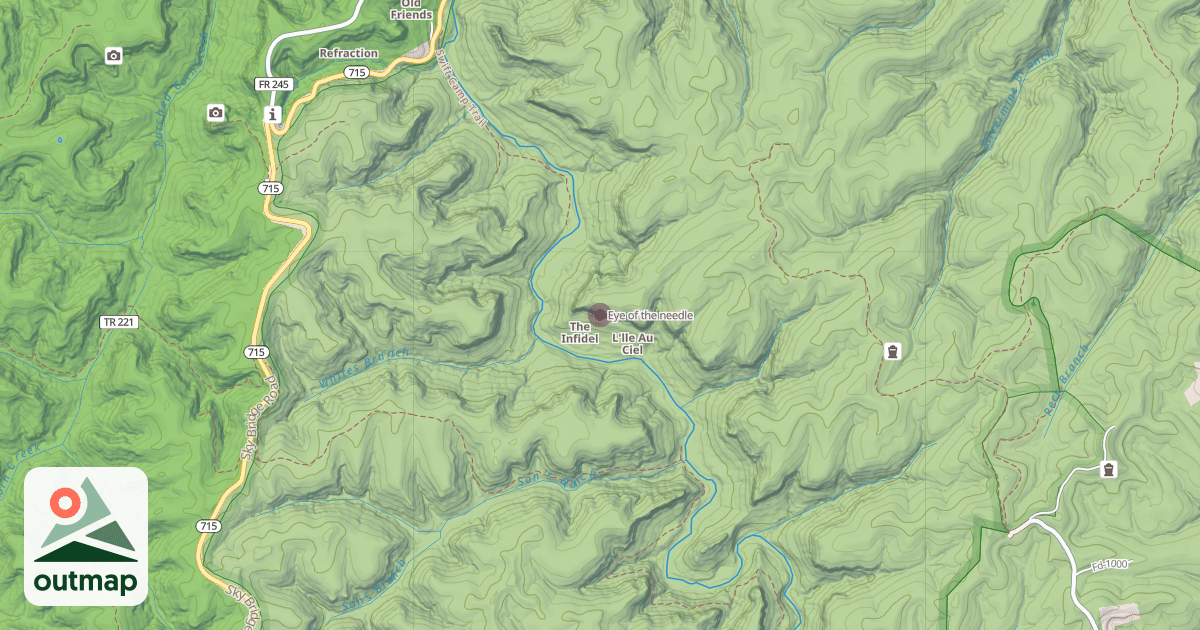 Map of Eye of the needle