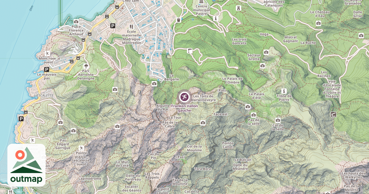 Map of Franken Vallon gauche