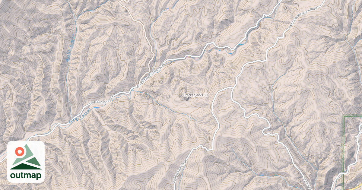 Map of Cracker Jacks