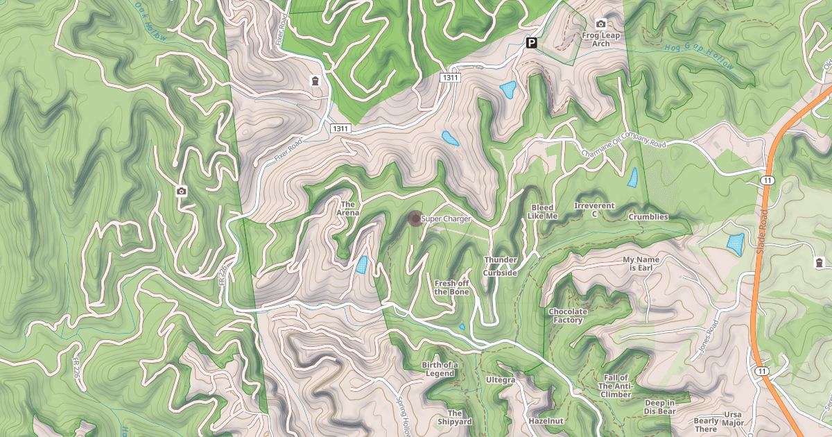 Map preview of Super Charger