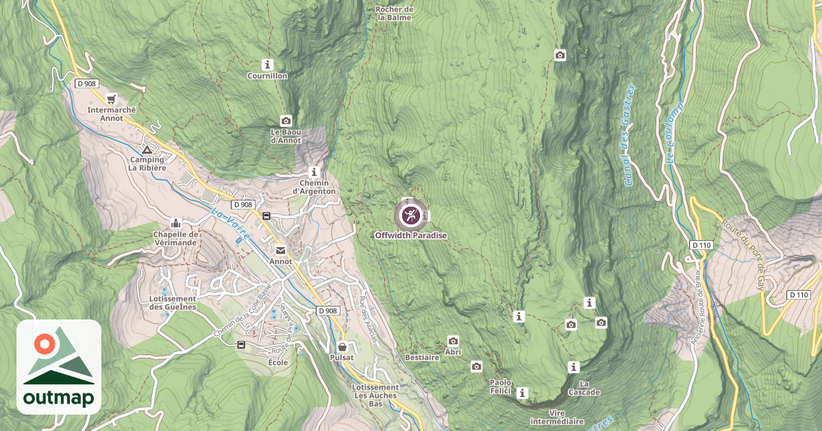 Map of Offwidth Paradise