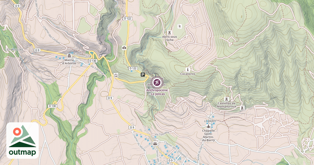 Map of Anthropocène - Le Joncas