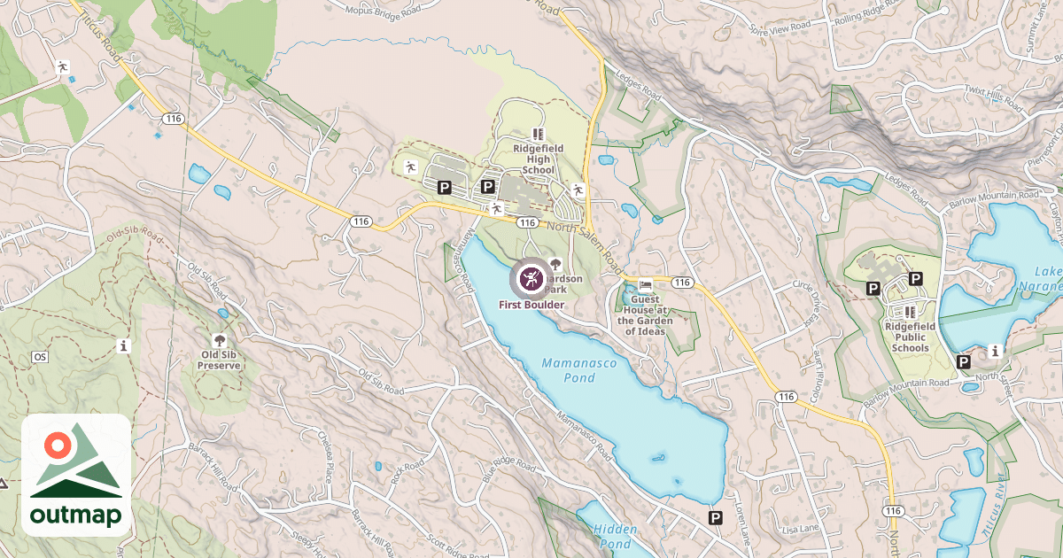 Map of First Boulder