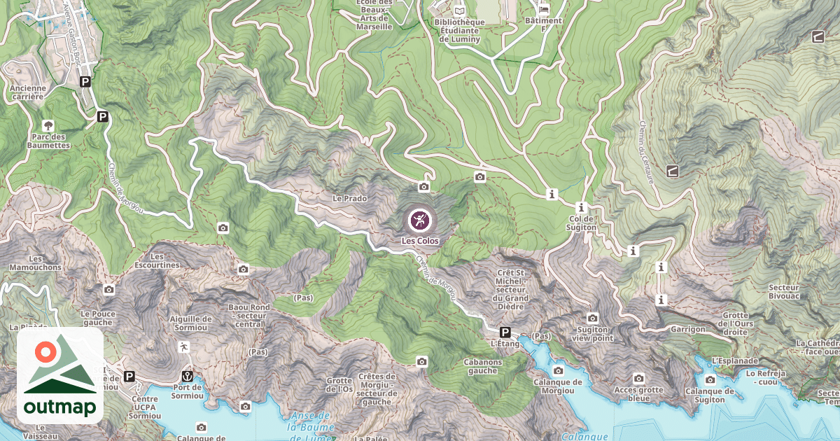 Map of Les Colos