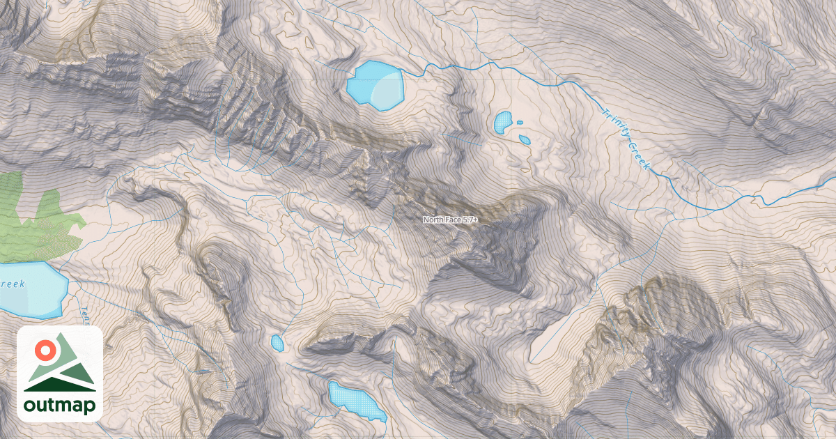 Map of North Face
