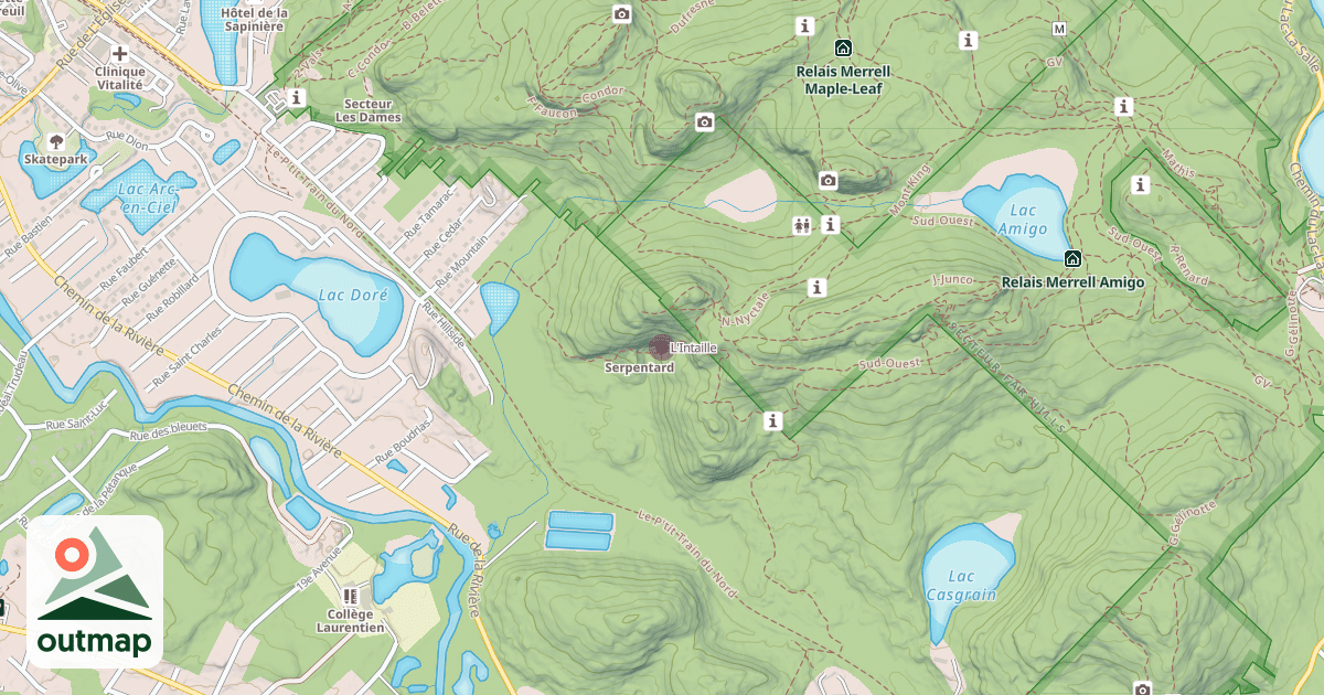 Map of L'Intaille