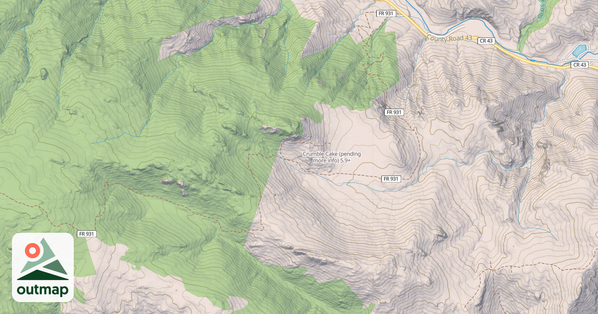 Map of Crumble Cake (pending more info)