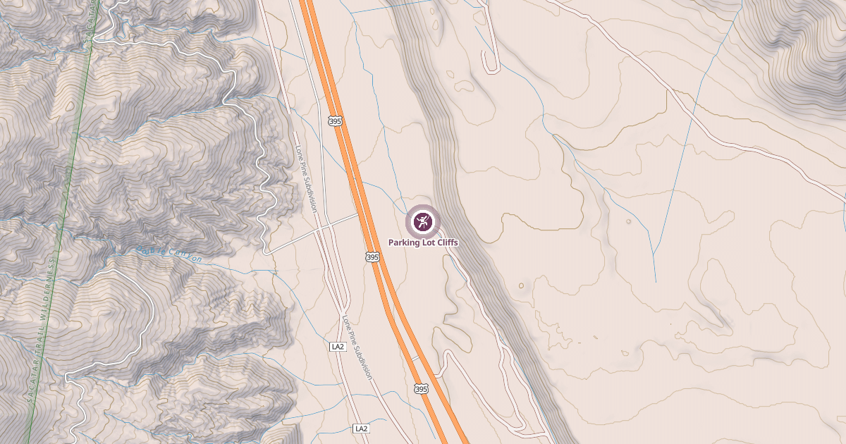 Map preview of Parking Lot Cliffs