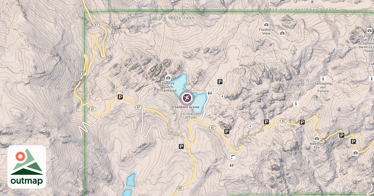 Map of Seldom Scene