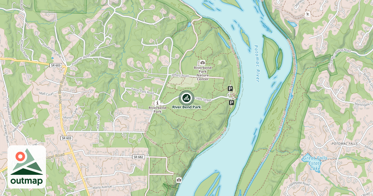 Map of River Bend Park