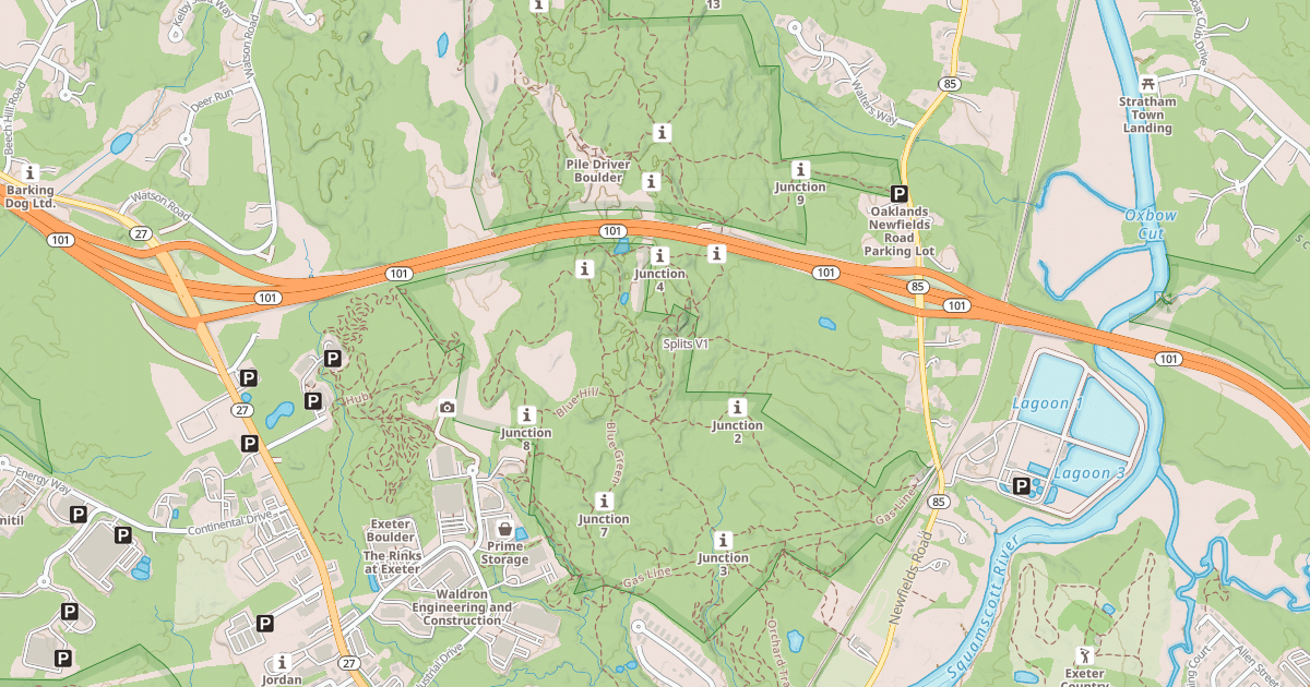 Map preview of Splits