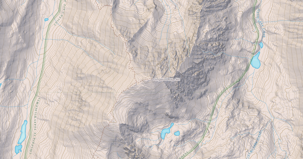 Map preview of Ellingwood Ridge