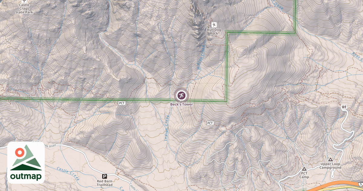 Map of Beck's Tower