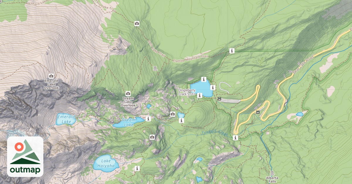 Map of Dingleberry Crack
