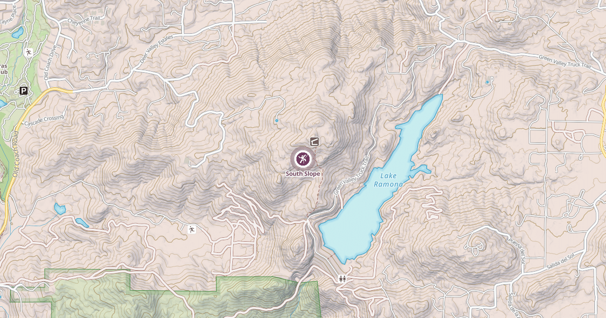 Map preview of South Slope