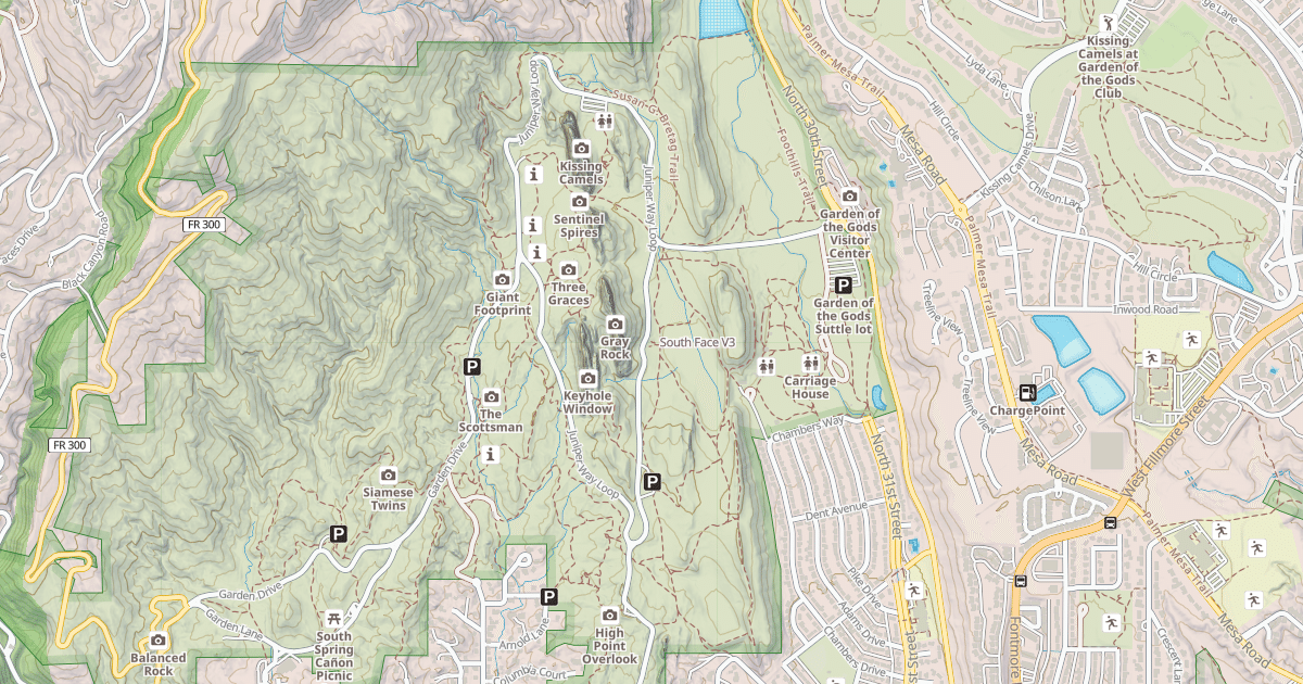 Map preview of South Face