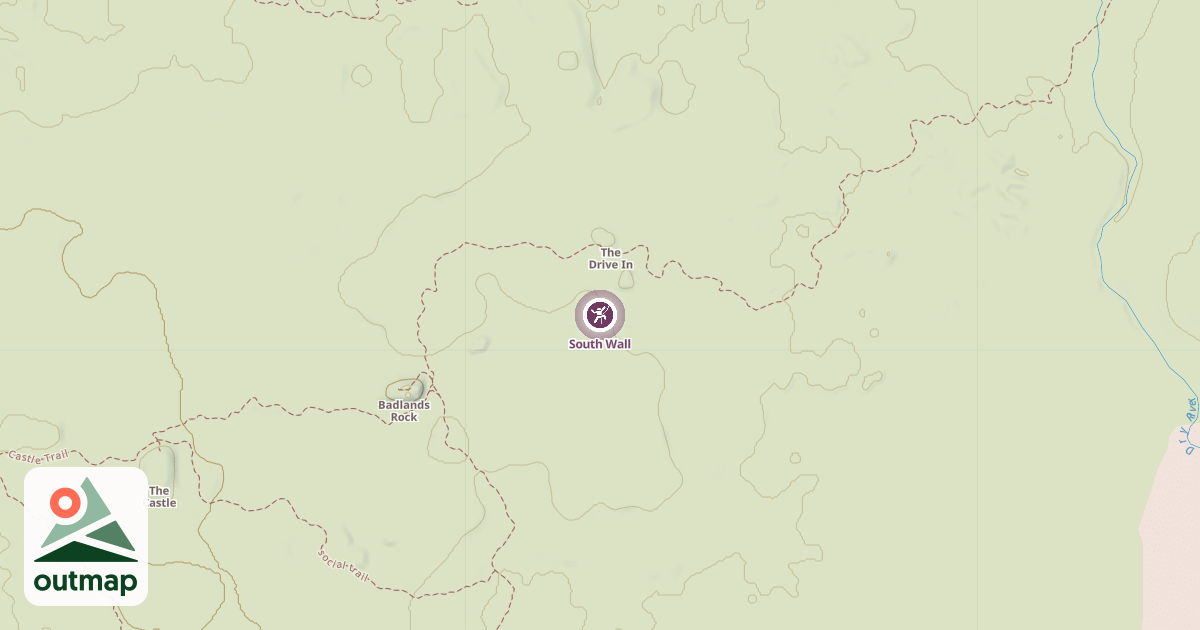 Map of South Wall