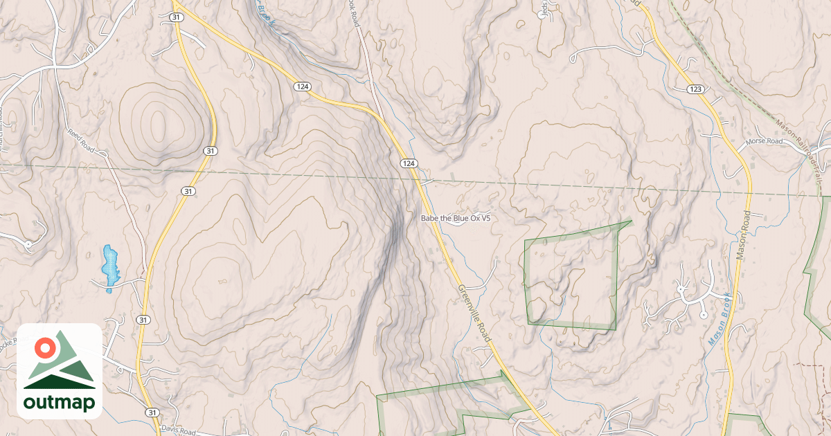 Map of Babe the Blue Ox