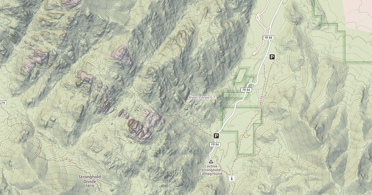 Map preview of Rheen's Arete