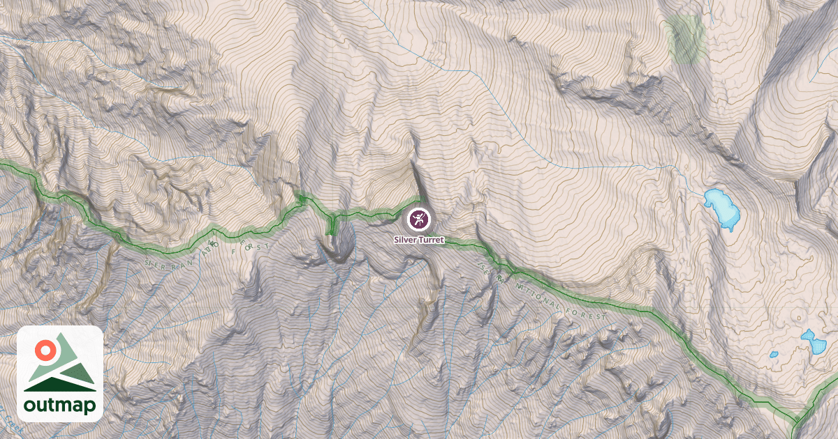 Map of Silver Turret