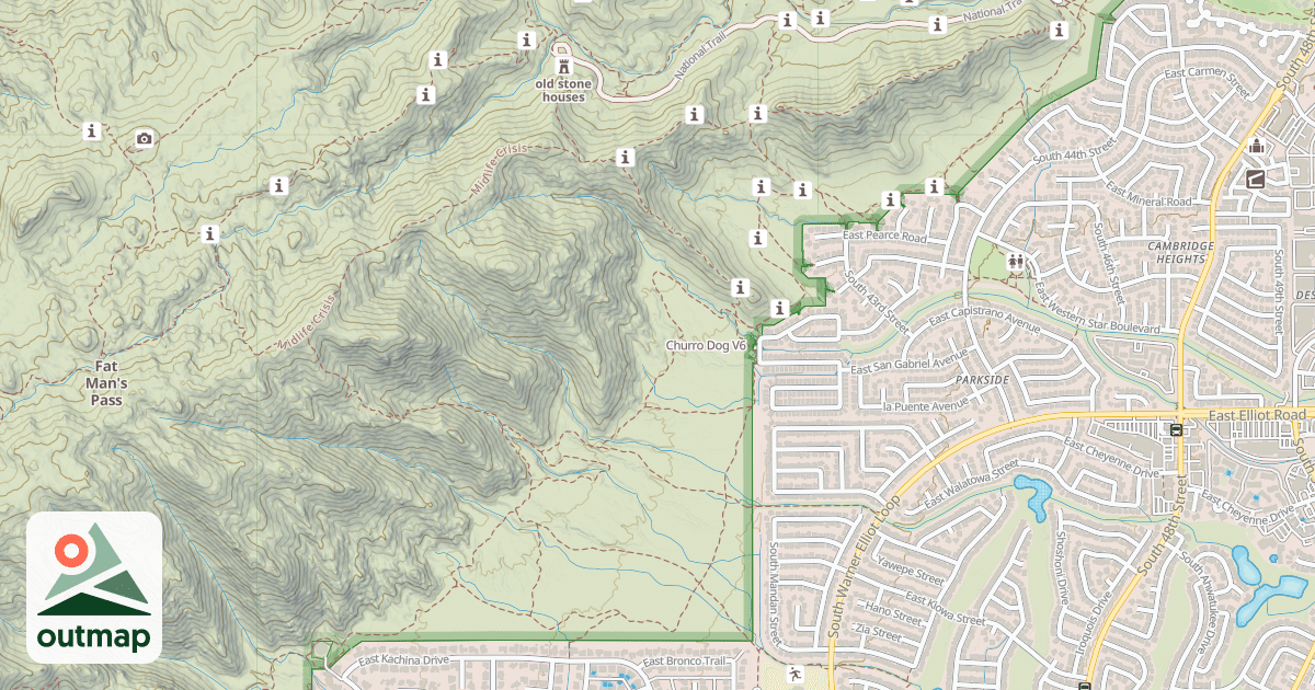 Map of Churro Dog