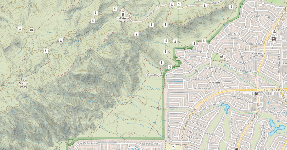 Map preview of Churro Dog