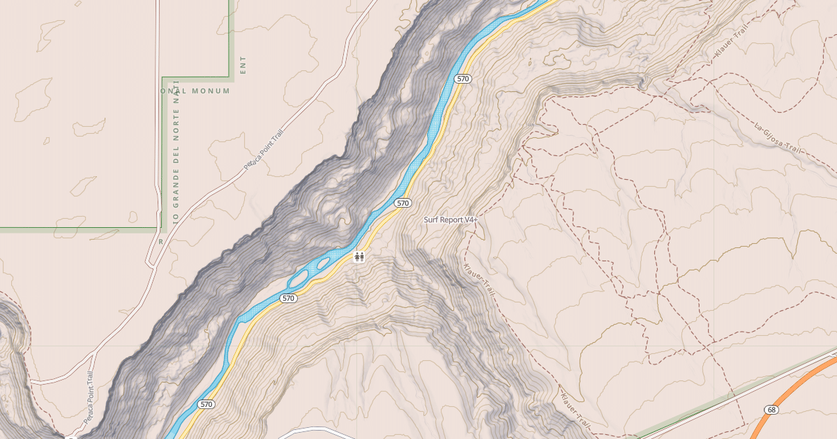Map preview of Surf Report