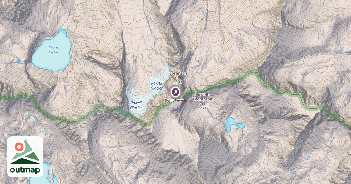 Map of Point Powell