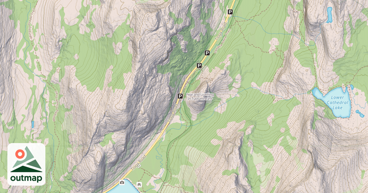 Map of Fear and Loathing In Tuolumne