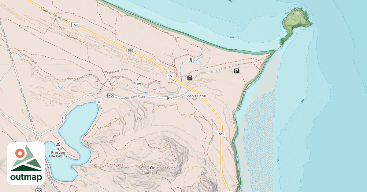 Map of Sharks Fin
