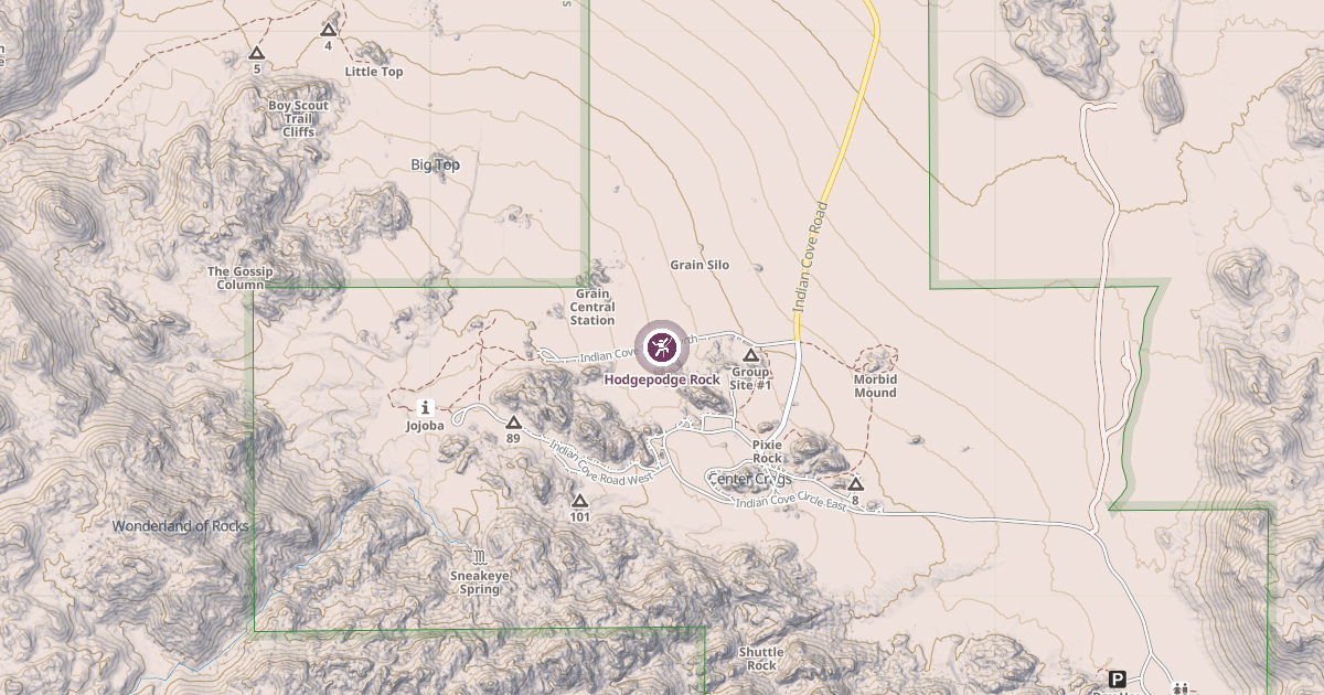 Map preview of Hodgepodge Rock