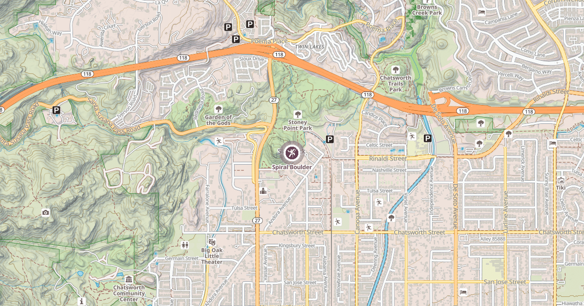 Map preview of Spiral Boulder