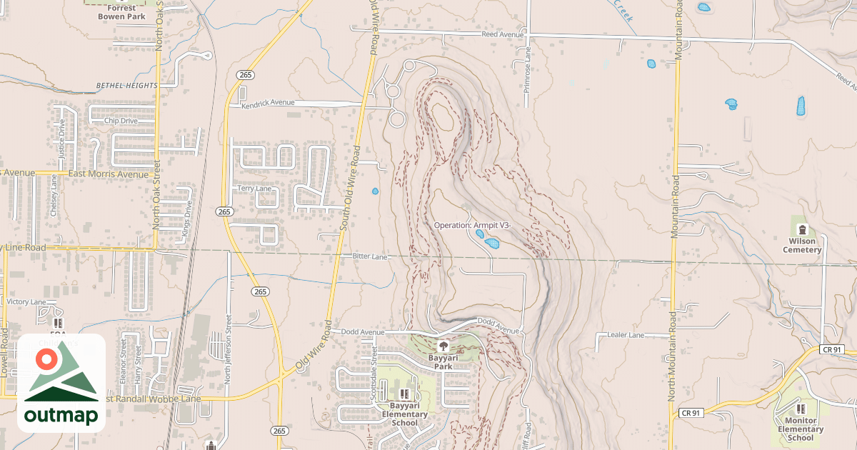 Map of Operation: Armpit