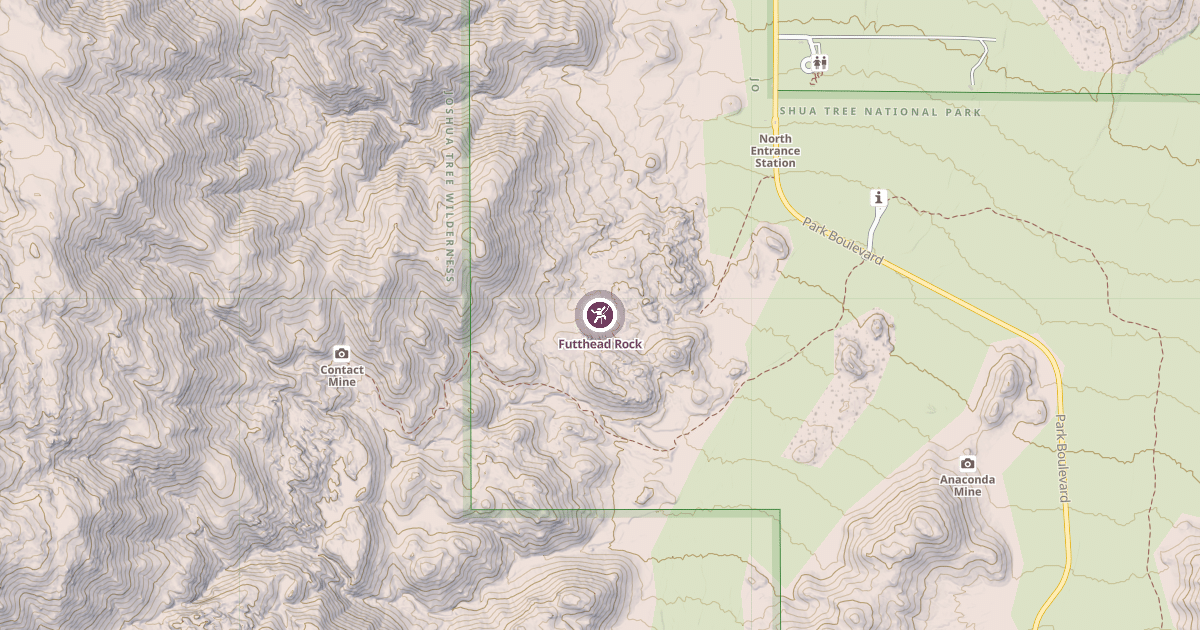 Map preview of Futthead Rock