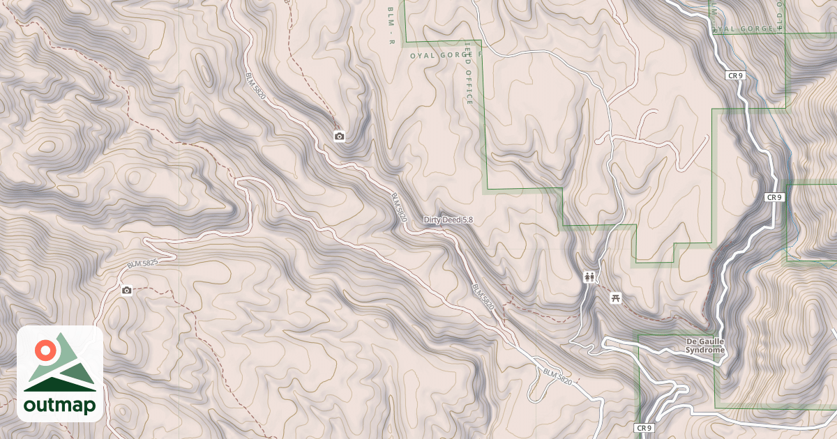 Map of Dirty Deed