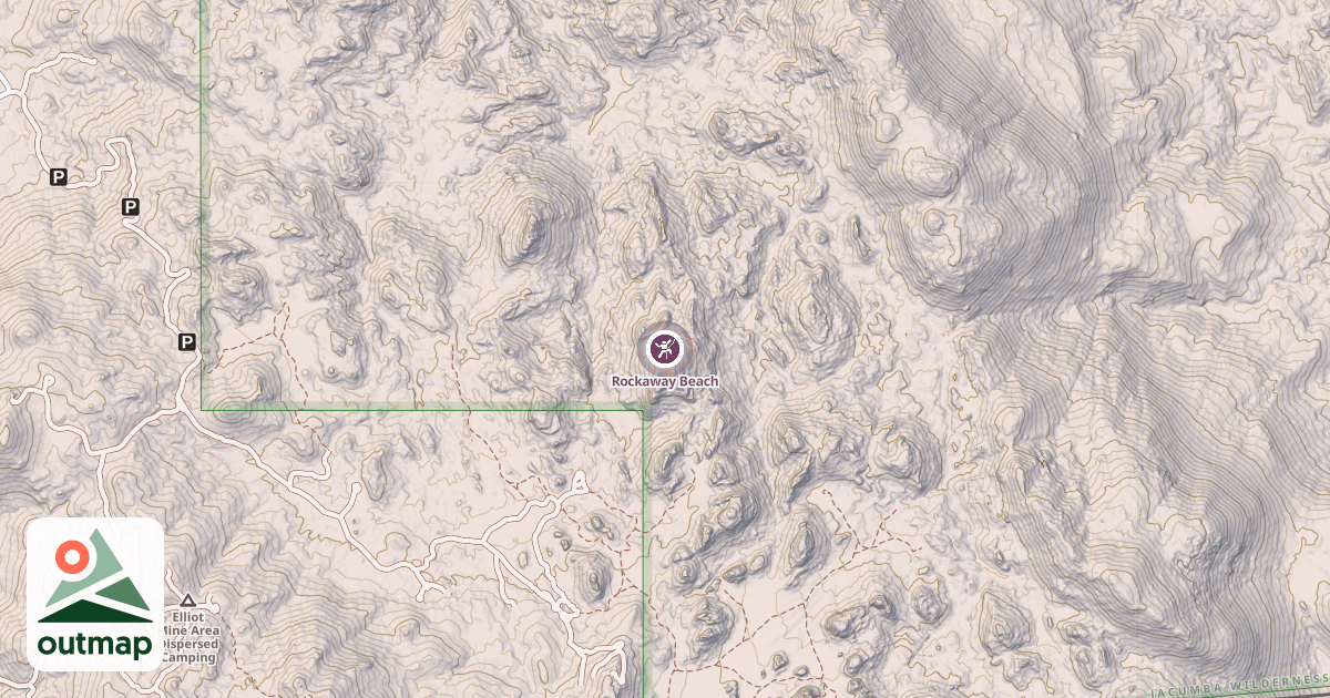Map of Rockaway Beach