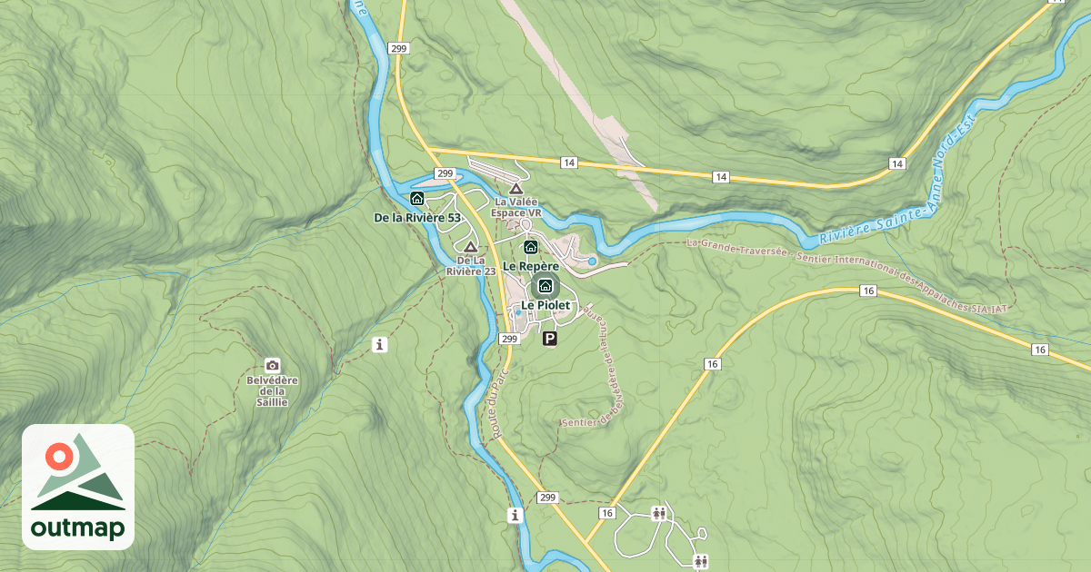 Map of Le Piolet