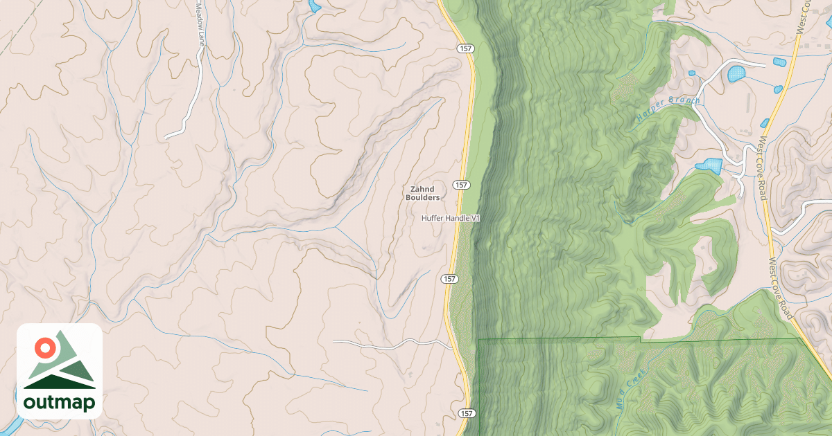 Map of Huffer Handle