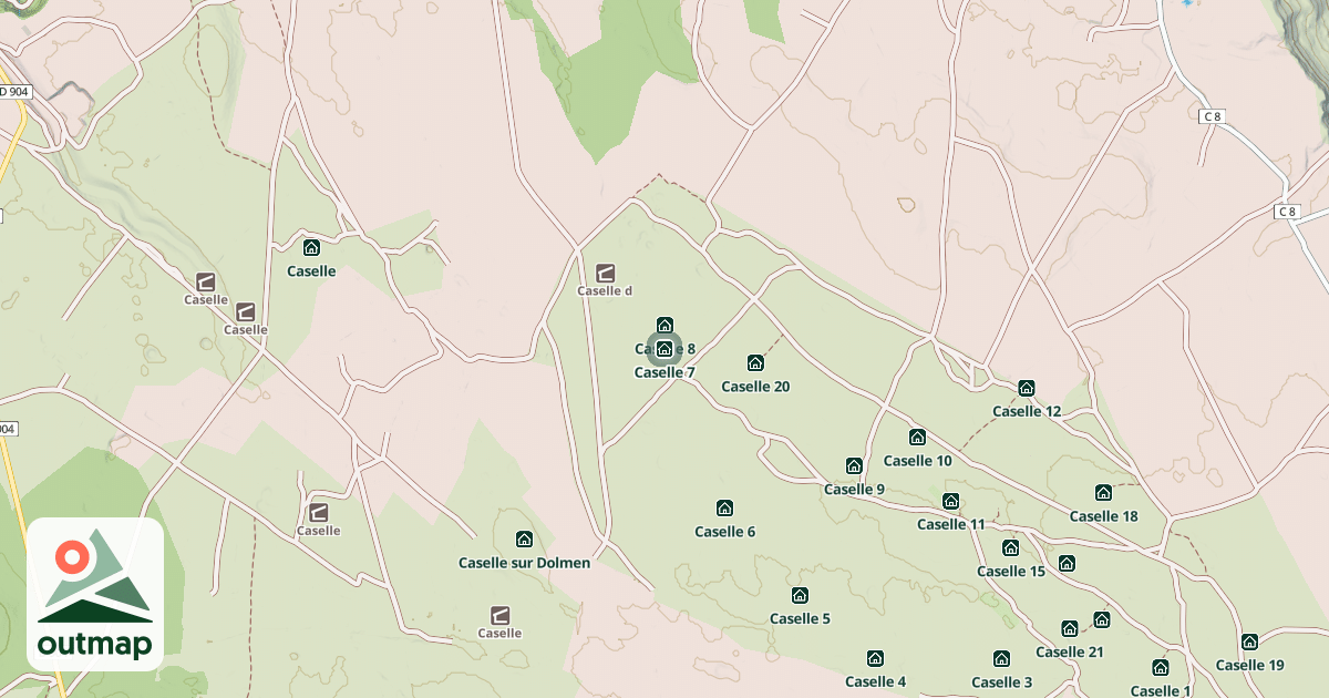 Map of Caselle 7