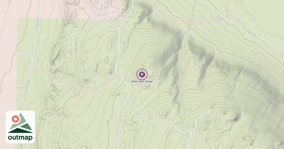 Map of Short But Steep