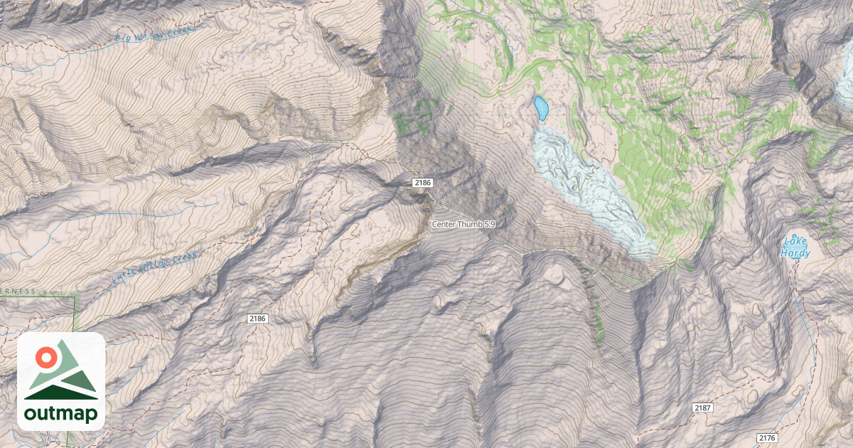 Map of Center Thumb