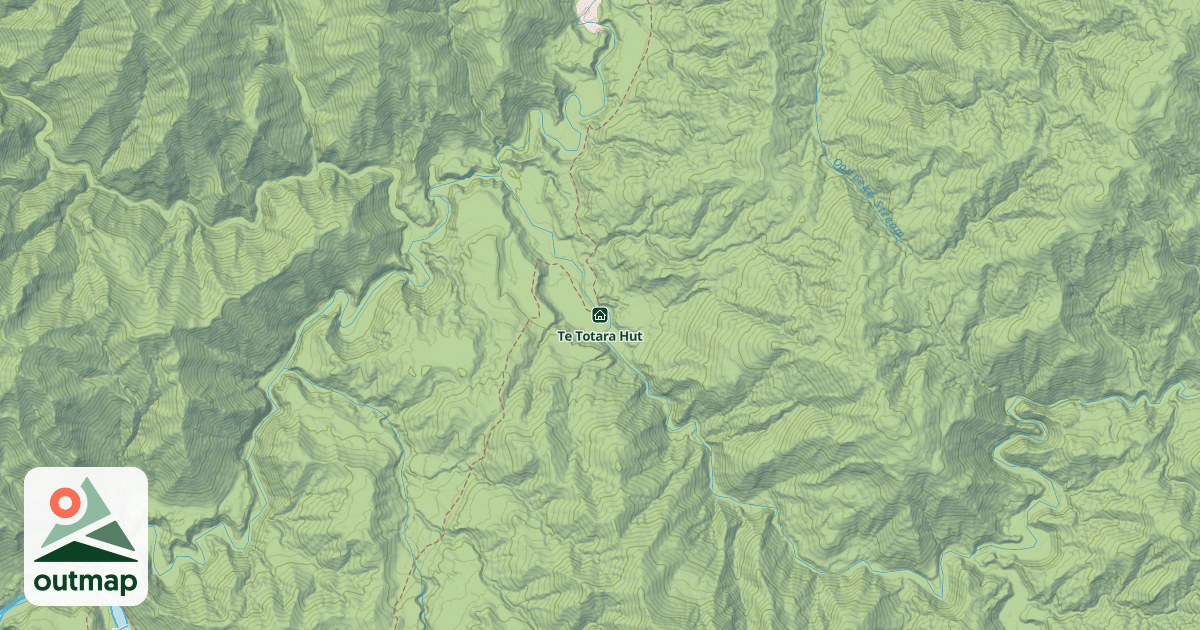 Map of Te Totara Hut