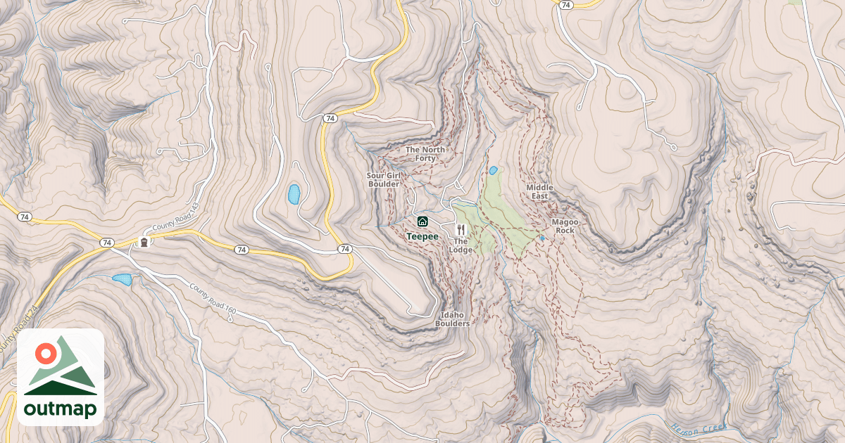 Map of Teepee