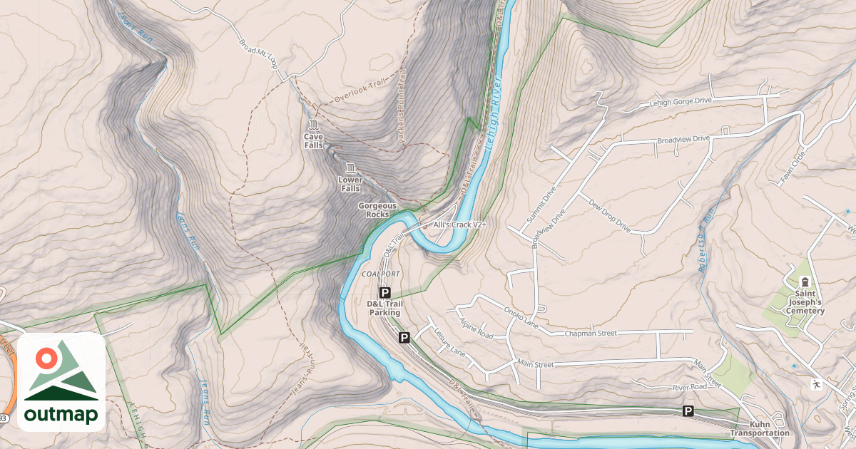 Map of Alli's Crack