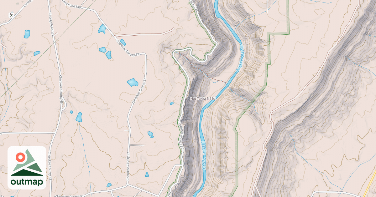 Map of Hot Takka