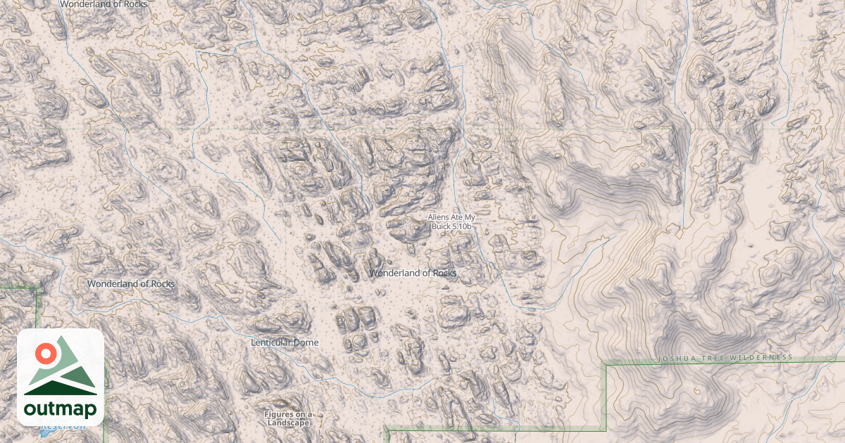 Map of Aliens Ate My Buick