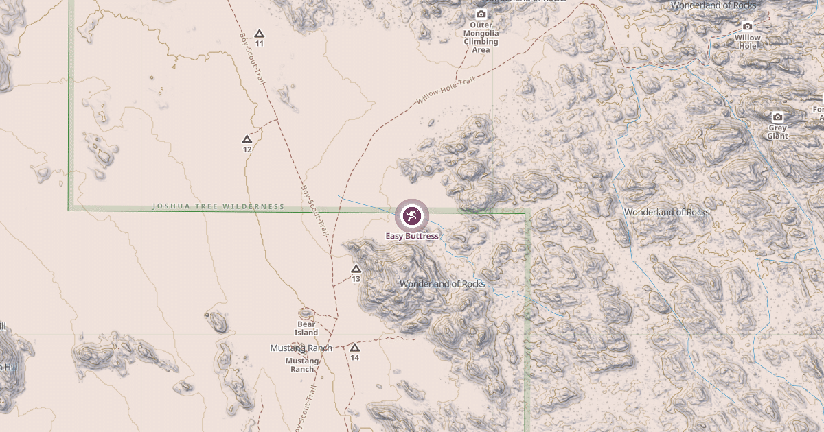 Map preview of Easy Buttress