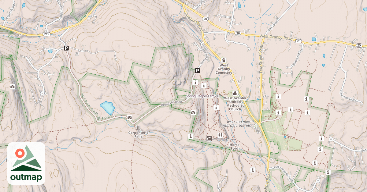 Map of Spring Peeper Left