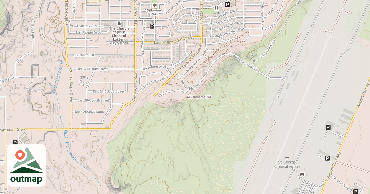 Map of (45 traverse)