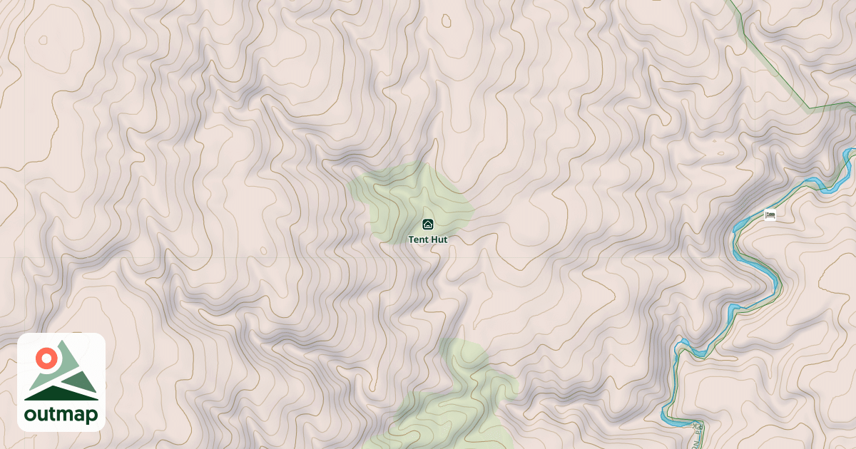 Map of Tent Hut